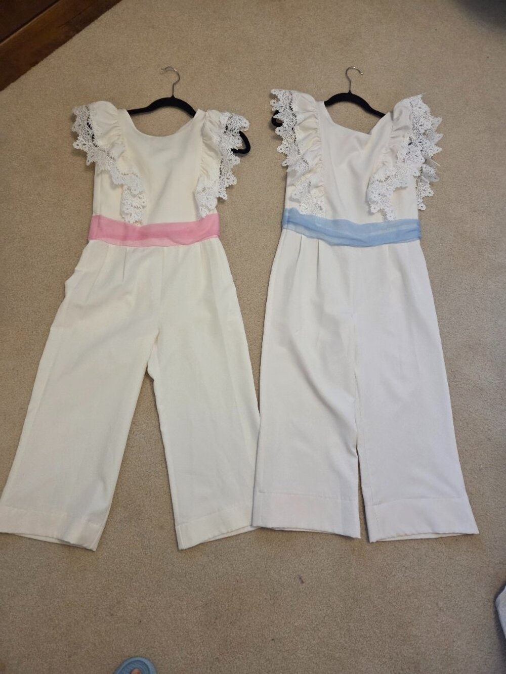 White formal jumpsuit - Girls 14